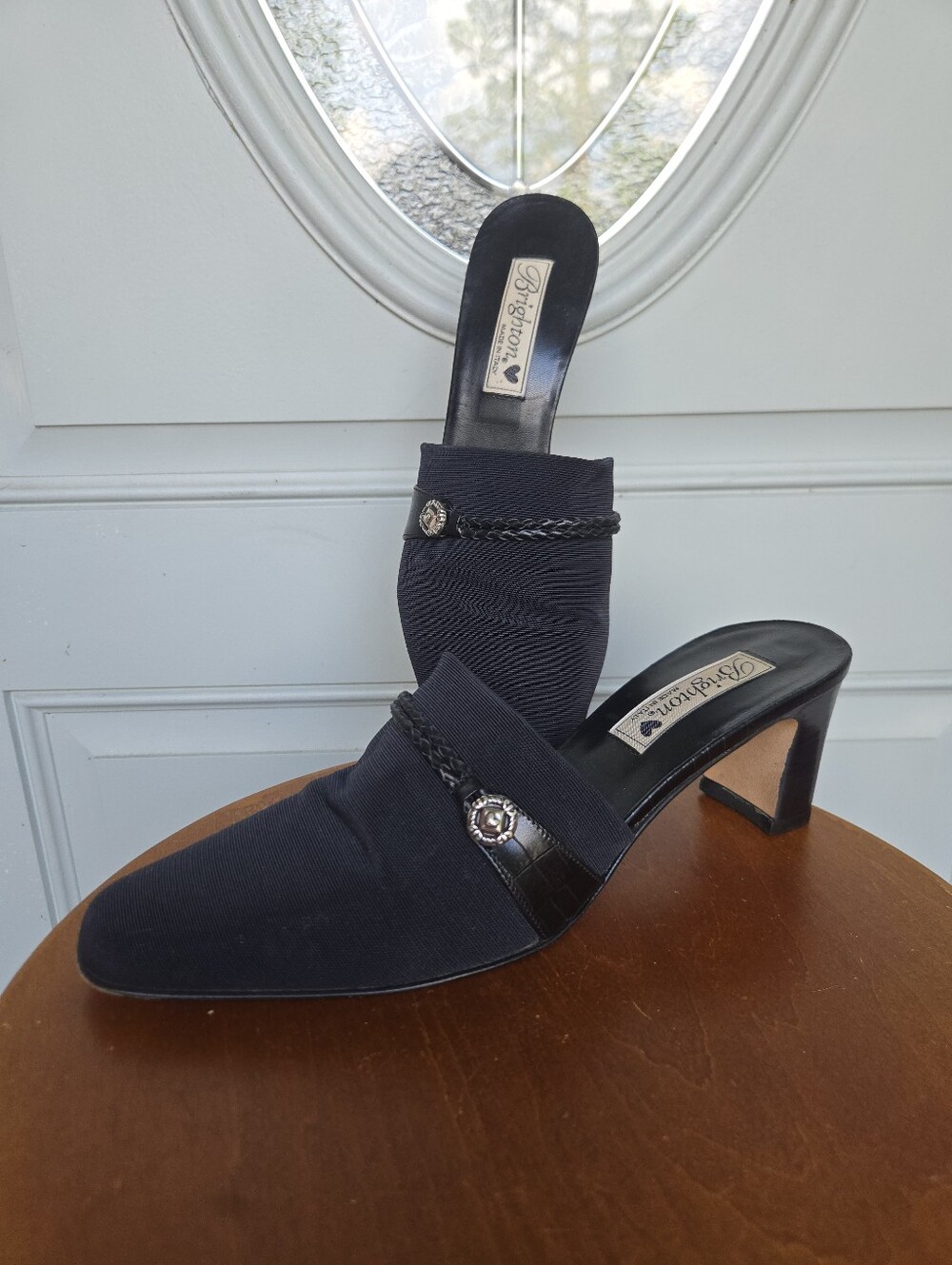 Brighton Vintage Quest Kitten Heels Black